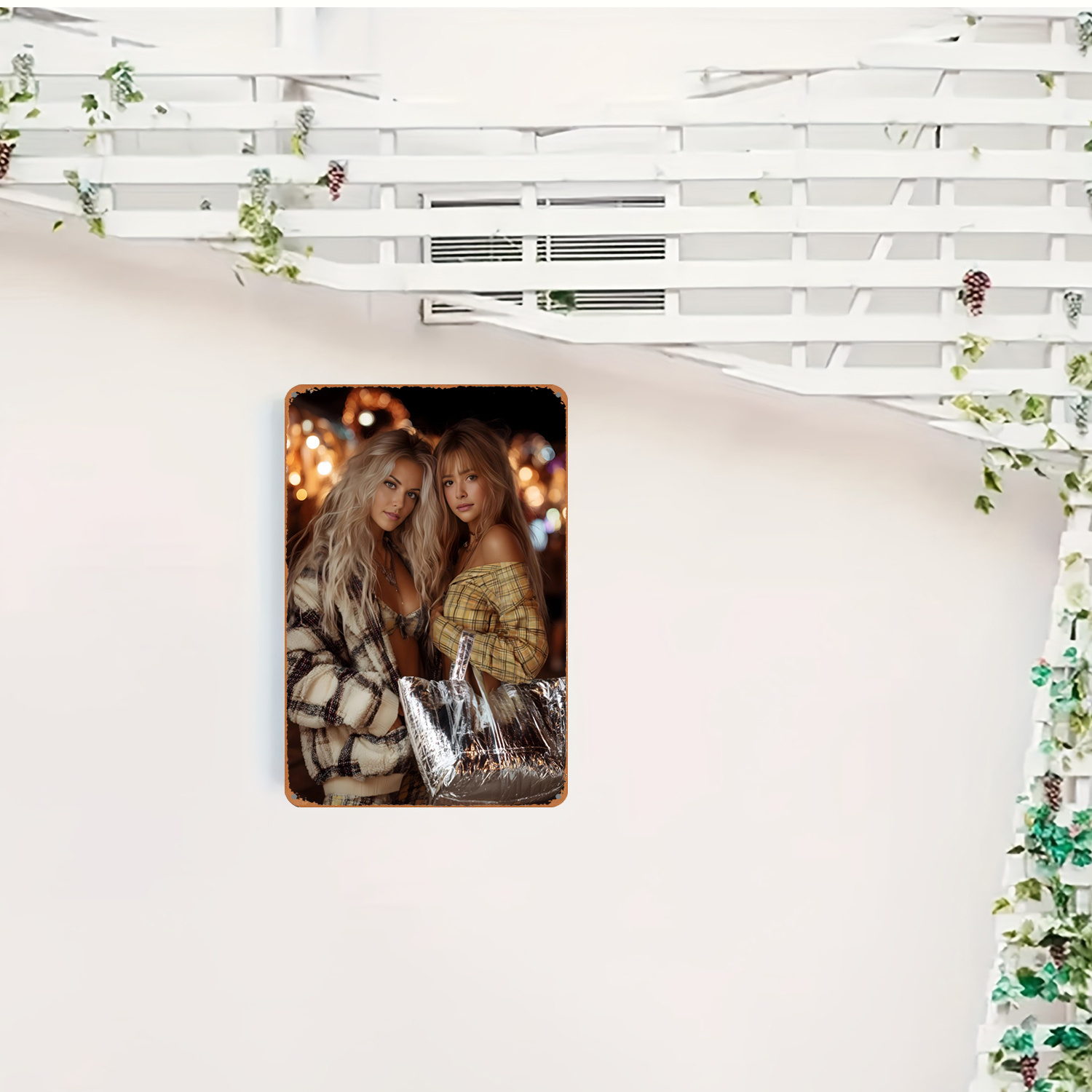 2D vintage metalen bord, moder - Art And Craft Studio recensie en prijs