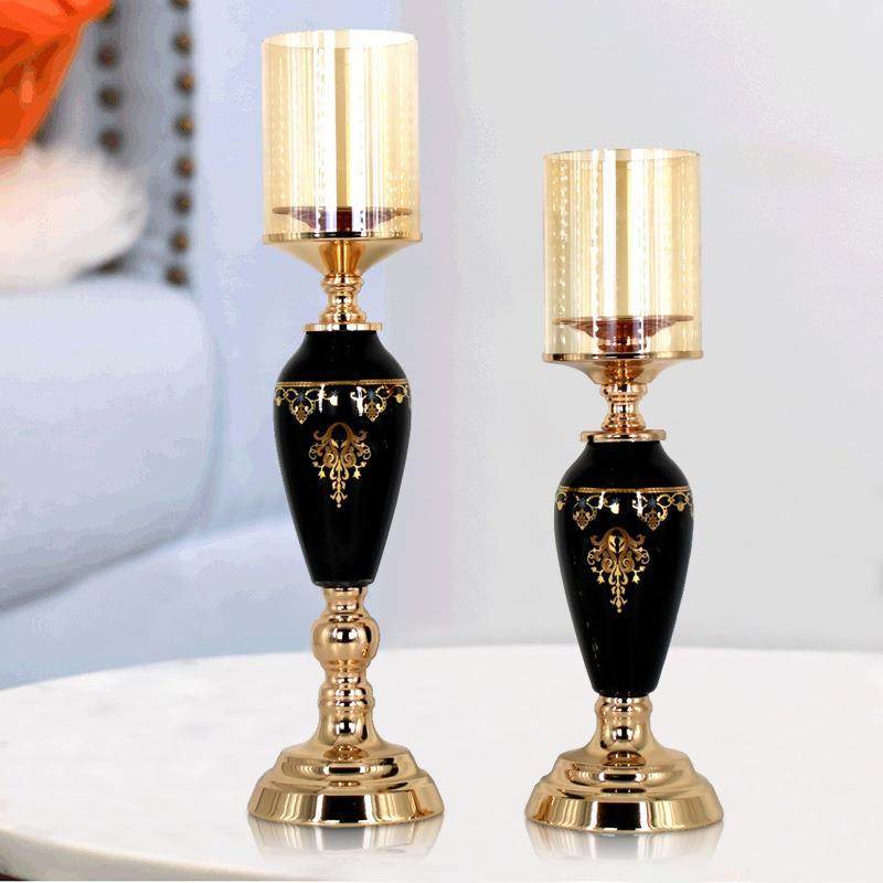 Kandelaar ornament metaal glaz - Art Craft Restaurant recensie en prijs
