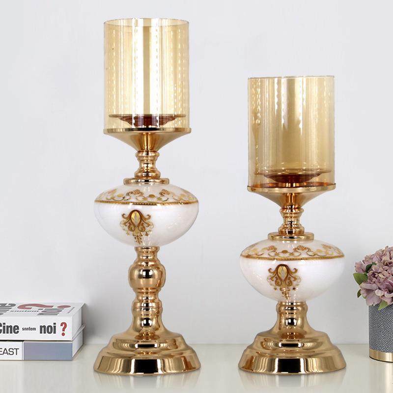 Kandelaar ornament metaal glaz - Art Craft Restaurant recensie en prijs
