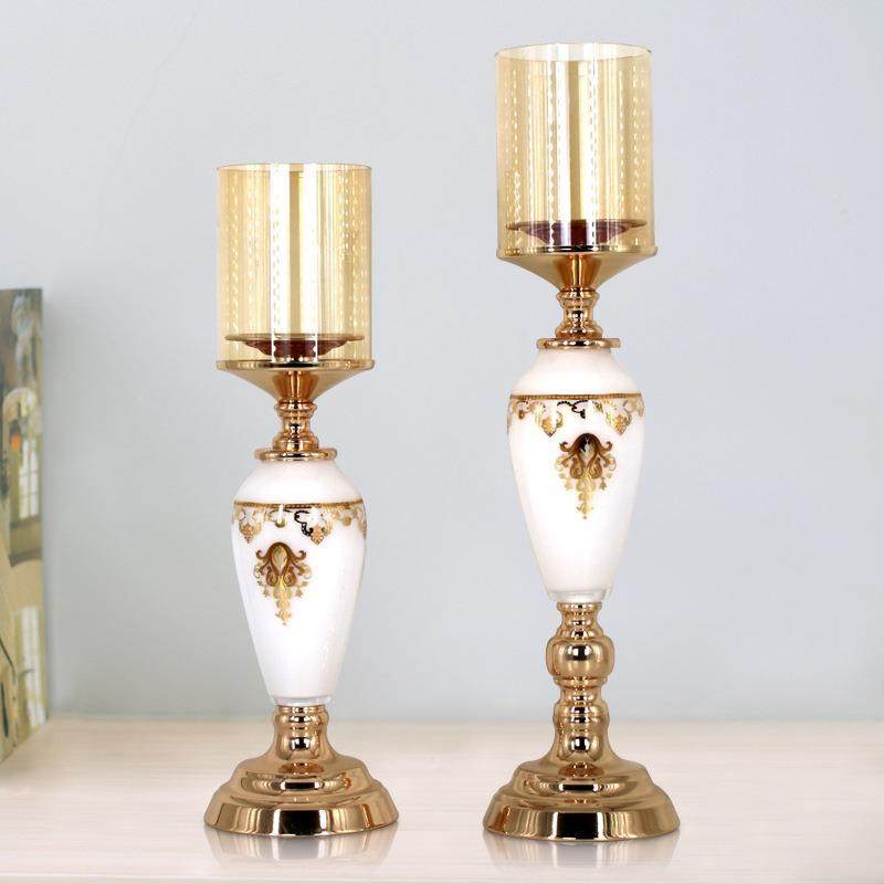 Kandelaar ornament metaal glaz - Art Craft Restaurant recensie en prijs