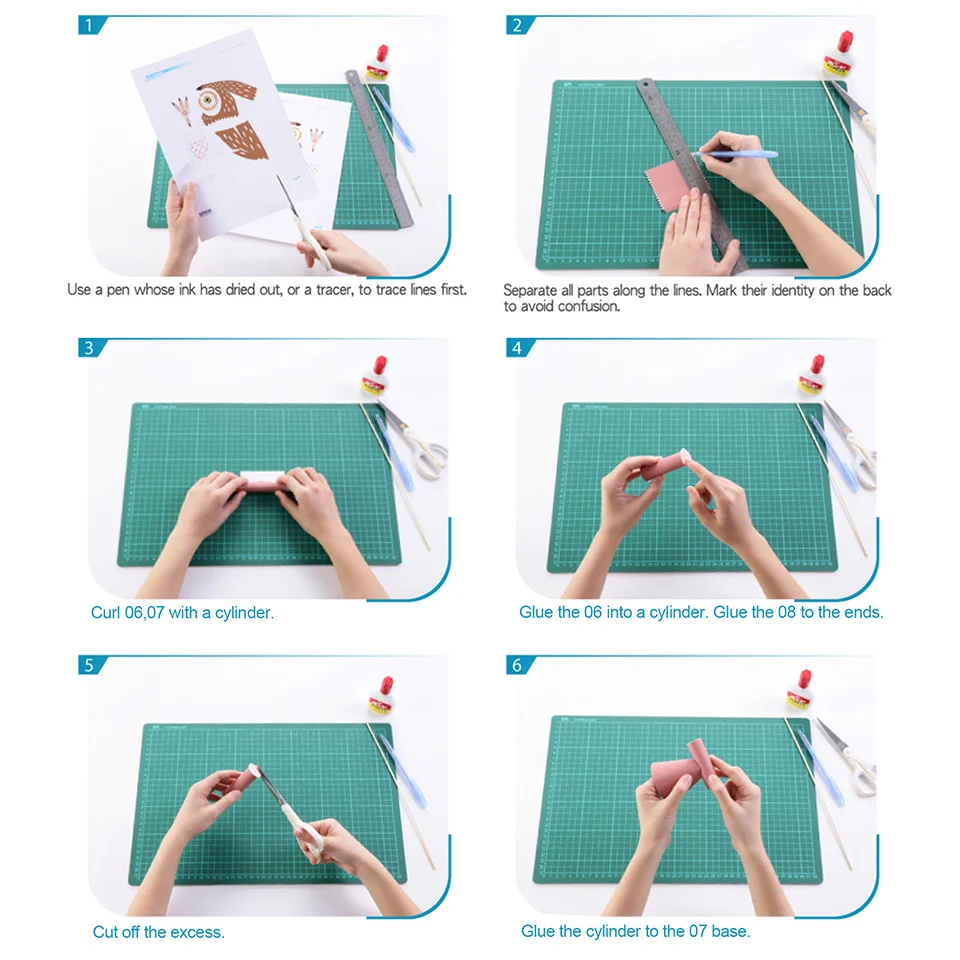 Kleine Uil Origami Art Mini 3D - Art Craft Center recensie en prijs