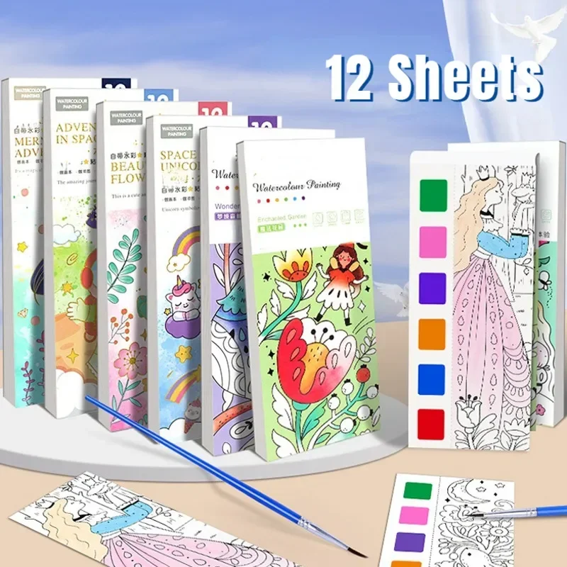 Kinderen Draagbare Aquarel Boe - Gouache Paint Set recensie en prijs
